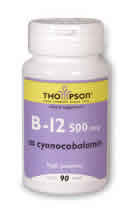 B12 500mcg 90ct 500mcg from Thompson Nutritional