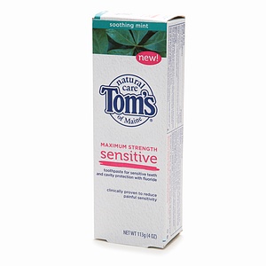 Tom's of maine - Soothing mint sensitive tooth paste 4OZ