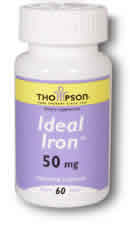Ideal Iron 50mg 60ct 50mg from Thompson Nutritional