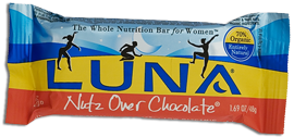 Luna bar,og,nutz ovr choc Case of 15 / 1.69 OZ from Clif Bar