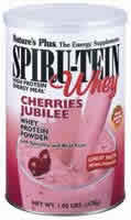 Spirutein Whey Cherries Jubilee 3OZ x 8 Packets from Natures Plus