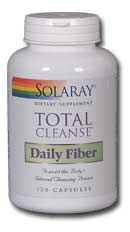 Solaray: TotalCleanse Daily Fiber 120ct