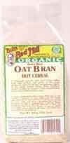 CEREAL,OG,OAT BRAN - 4 / 18 OZ from Bobs Red Mill