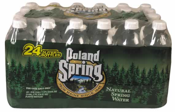 SPRING WATER,.5 LITER Case of 1 / 24/.5LTR from Poland Springs