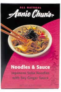 Soba noodle w ginger sce Case of 6 / 8.2 OZ from Annie Chuns