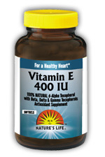 Vitamin E, 400 IU 50ct from Natures Life