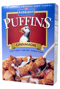 PUFFINS CINNAMON Case of 12 / 12 OZ from Barbaras Bakery