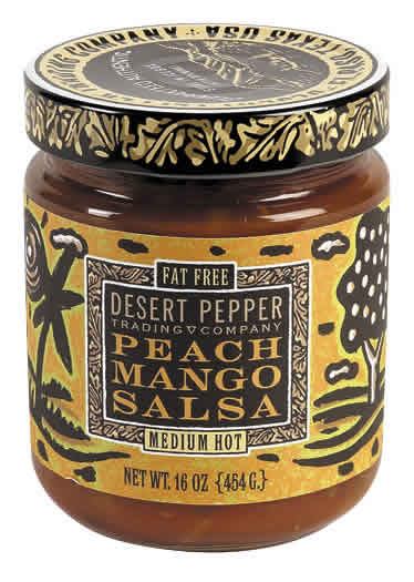 SALSA,PEACH MANGO Case of 6 / 16 OZ from Desert Pepper Trading