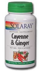 Cayenne & ginger, 100ct 465mg