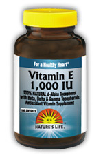 Vitamin E, 1,000 IU 100ct from Natures Life