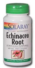Echinacea purpurea root, 100ct 450mg