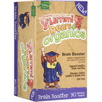 Organic yummi bears brain booster, 90 ct