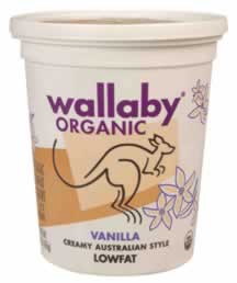 YOGURT,OG,LF,VANILLA Case of 6 / 27 OZ from Wallaby Yogurt Company