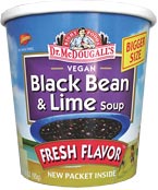 Big soup cup,blk bn w lm Case of 6 / 3.4 OZ from Doctor McDougalls Right Foods