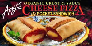 POCKET SANDWHICH ORGANIC CHEESE PIZZA Case of 12 / 4.5 OZ from AMY'S