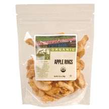 APPLE RINGS,UNSULPHURED Case of 8 / 7 OZ from WoodStock Farms