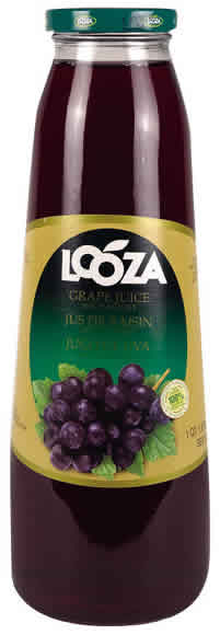 Looza: Nectar,red grape 33.8 OZ