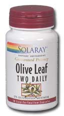 Solaray: Olive Leaf Two Daily 30ct 500mg