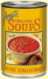 SOUP ORGANIC CHUNKY TOMATO BISQUE Case of 12 / 14.5 OZ from AMY'S