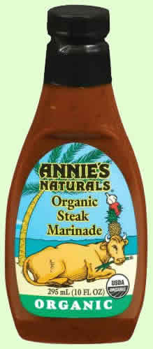 MARINADE,OG,STEAK SAUCE Case of 6 / 10 OZ from Annies Naturals