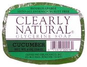 SOAP,CUCUMBER Case of 1 / 4 OZ from Clearly Natural