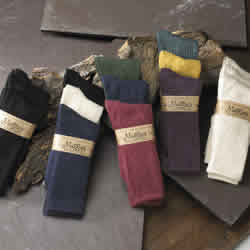 Maggie's Functional Organics: Sock crew 3pk tye nuetral eggplant 3 10-13