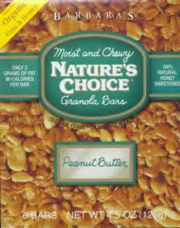 GRANOLA BAR,PEANUT BUTTER