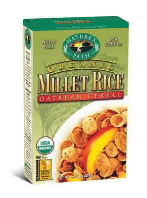 CRL,OG,MILLET RICE FLAKE Case of 12 / 13.25 OZ from Nature's Path