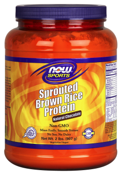 NOW: Sprouted Brown Rice Protein Chocolate 2lbs