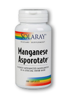Manganese Asporotate, 100ct 30mg