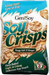 SOY CRISPS VINEGAR 3.5OZ 12/CS 1 from GENISOY PRODUCTS CO.