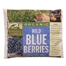 FRZ,OG,BLUEBERRIES,WILD - 4 / 5 # from WoodStock Farms