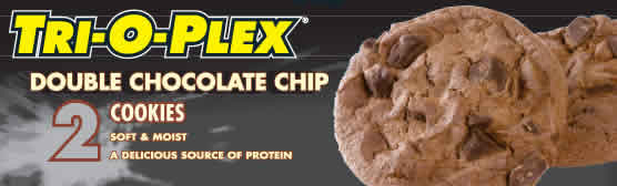 TRI-O-PLEX Cookie Double Chocolate Chip 12/box from CHEF JAY'S FOOD PRODUCTS