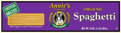 Annies Homegrown: Pasta,og,spaghetti 16 OZ