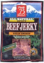 BEEF JERKY,SPICY PECAN Case of 12 / 3.5 OZ from Double B