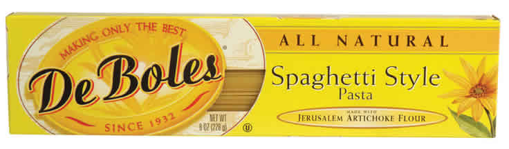 ARTICHOKE SPAGHETTI Case of 12 / 8 OZ from DeBoles