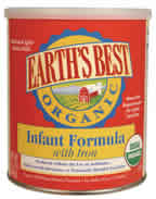 INFANT FORMULA W/IRON,OG Case of 6 / 13.2 OZ from Earths Best (Hain)