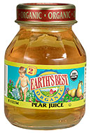 JUICE,OG,PEAR - 24 / 4 OZ from Earths Best (Hain)