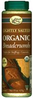 BREADCRUMBS,OG,LT SALT Case of 6 / 15 OZ from Edward and Sons Trading Co