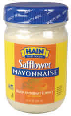 MAYONNAISE,SAFFLOWER Case of 12 / 12 OZ from Hain Pure Foods Co Inc