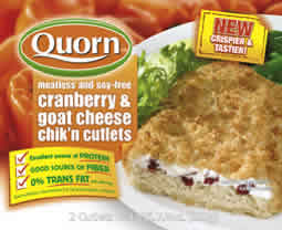 CUTLETS,CRNBRY GOAT CHEES Case of 10 / 8.5 OZ from Quorn Foods