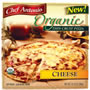 10 INCH PIZZA Organic CHEESE Case of 12 / 13.75 OZ from Chef Antonio