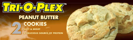 TRI-O-PLEX Cookie Peanut Butter 12/box from CHEF JAY'S FOOD PRODUCTS