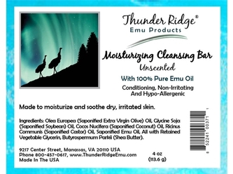 Thunder ridge emu products - Soap unscented 4OZ