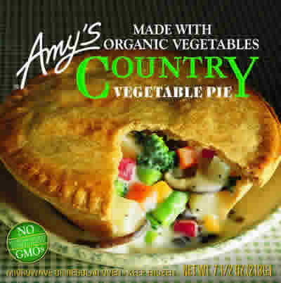 POT PIE ORGANIC COUNTRY VEGGIE Case of 12 / 7.5 OZ from AMY'S