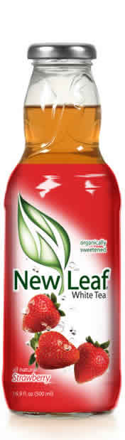 Tea,btl,white,strawberry Case of 12 / 16.9 OZ from New Leaf Tea