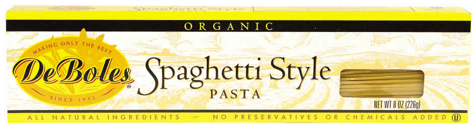 ARTICHOKE SPAGHETTI,OG - 12 / 8 OZ from DeBoles
