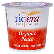 Rice yogurt,peach Case of 12 / 6 OZ from Ricera Rice Yogurt