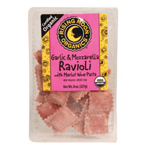 RAVIOLI,OG,GARLIC & MOZZ Case of 6 / 8 OZ from Rising Moon Organics