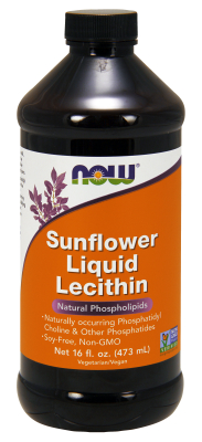 NOW: Sunflower Liquid Lecithin (Non-GMO) 16 fl oz